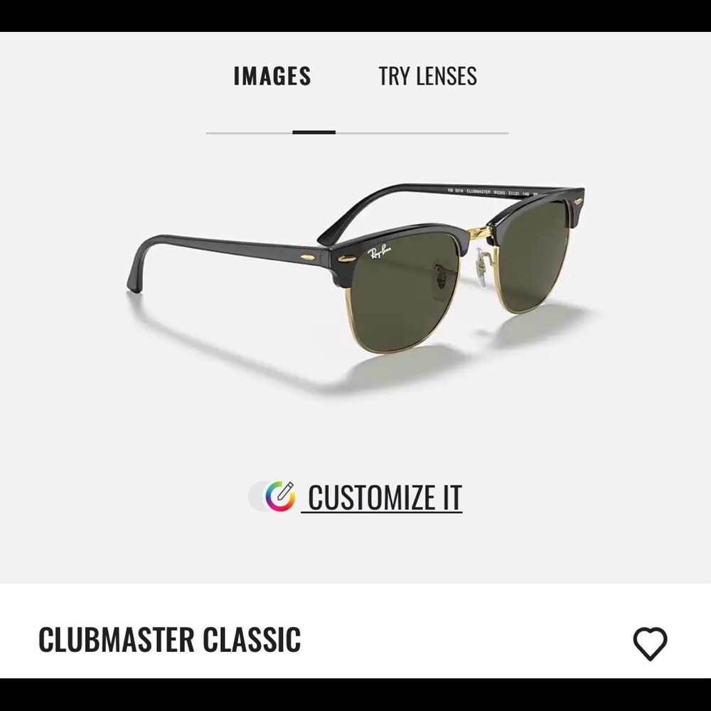 Ray Ban Clubmaster Sunglasses